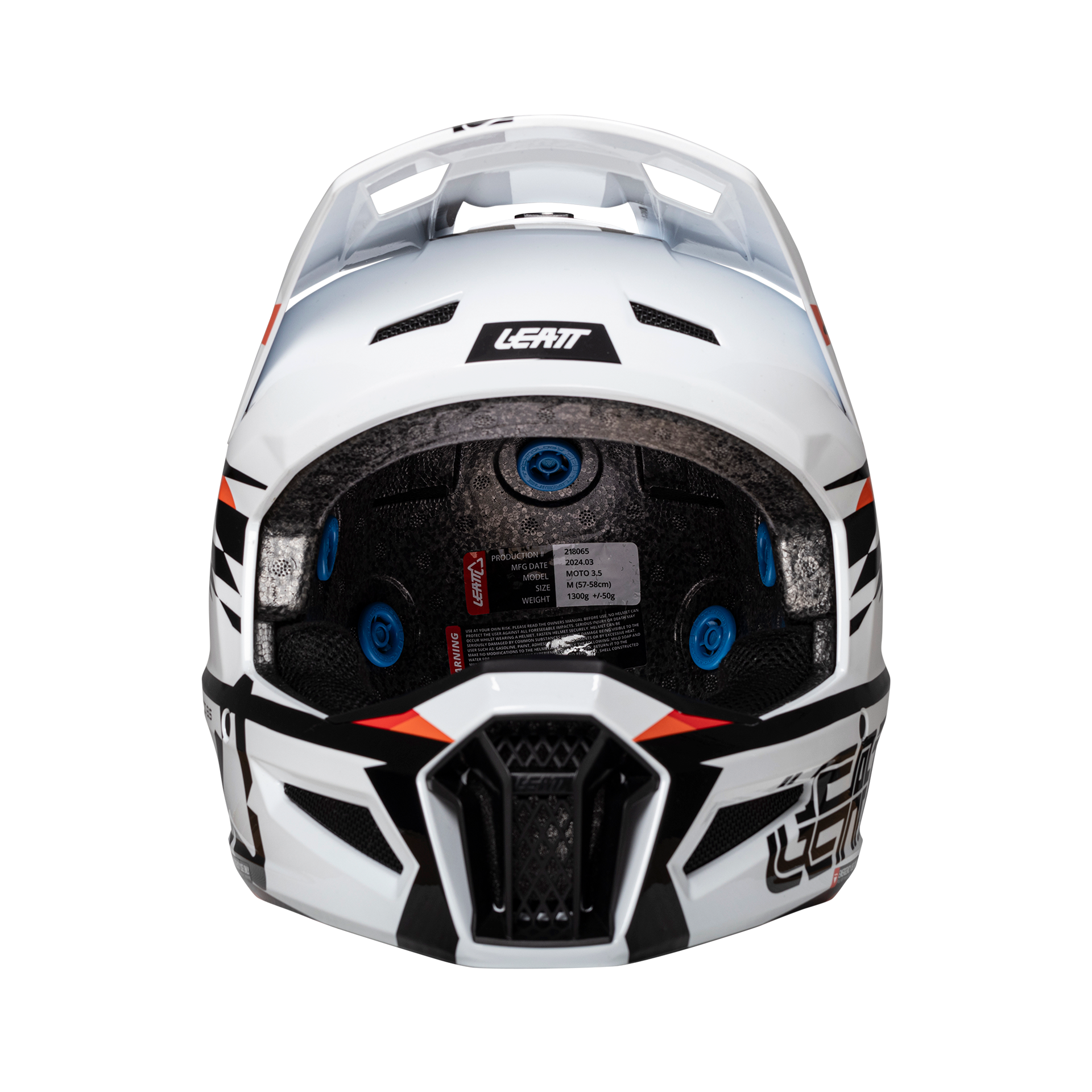 Leatt Moto 3.5 Helmet Kit White