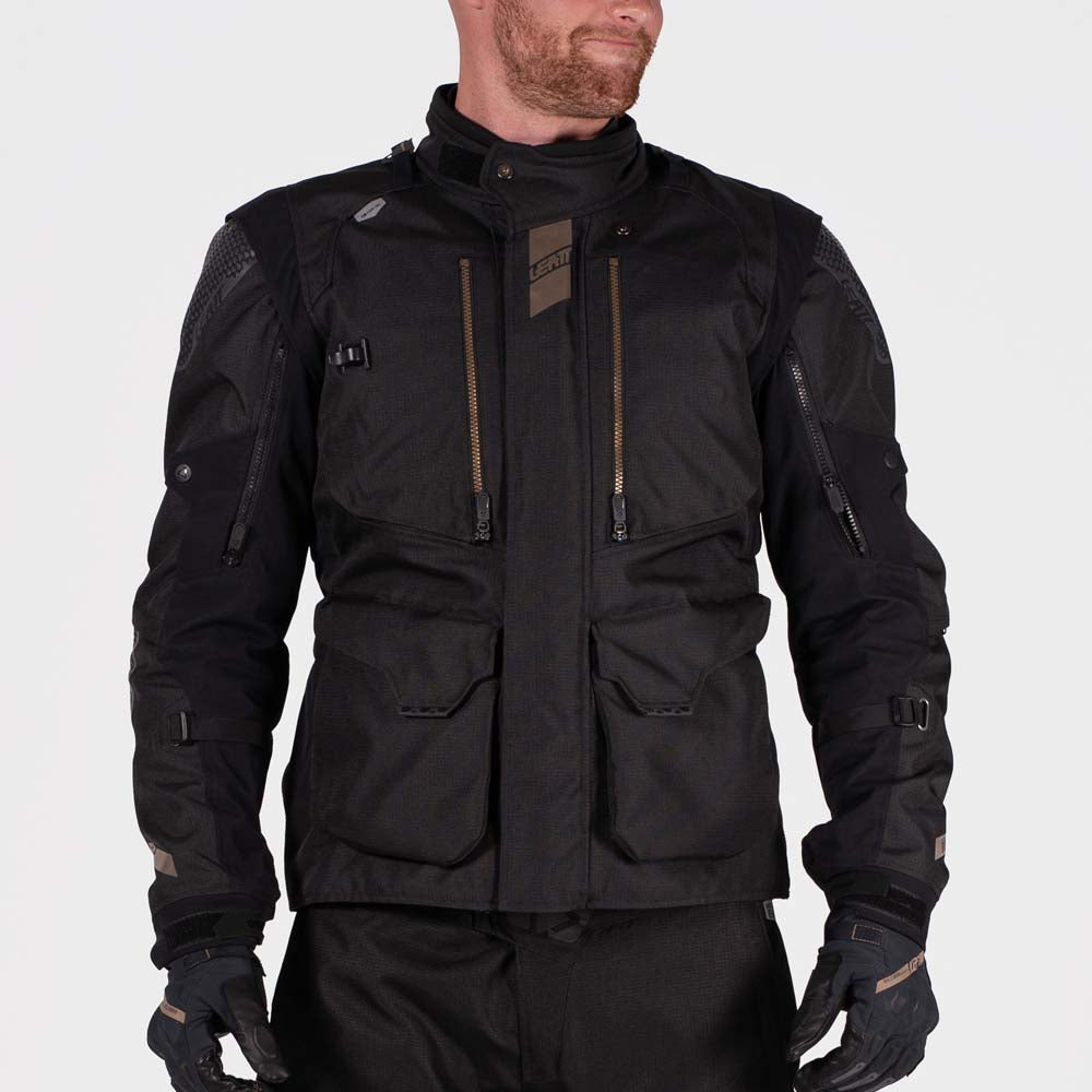 Leatt ADV MultiTour 5.5 Textile Jacket Stealth Black / Grey