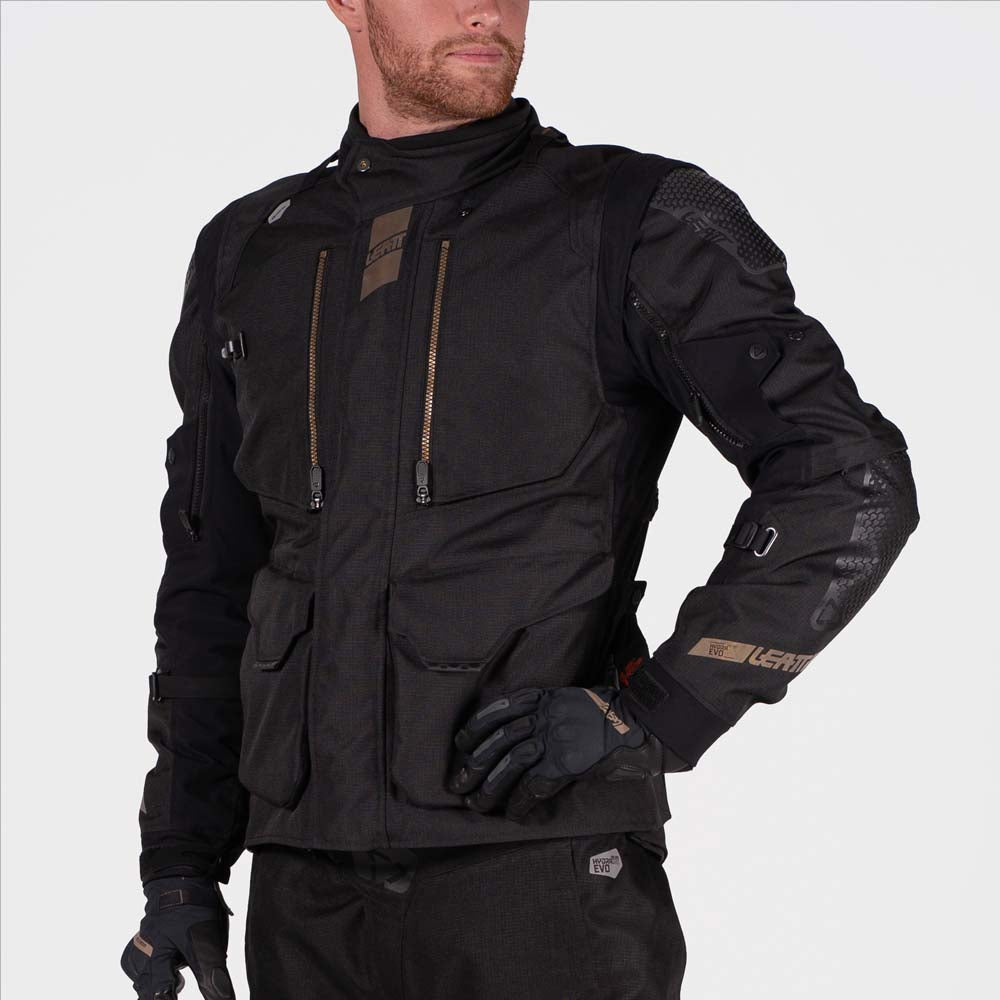 Leatt ADV MultiTour 5.5 Textile Jacket Stealth Black / Grey