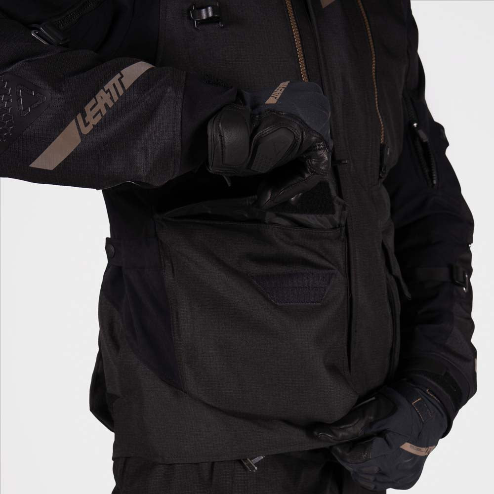 Leatt ADV MultiTour 5.5 Textile Jacket Stealth Black / Grey