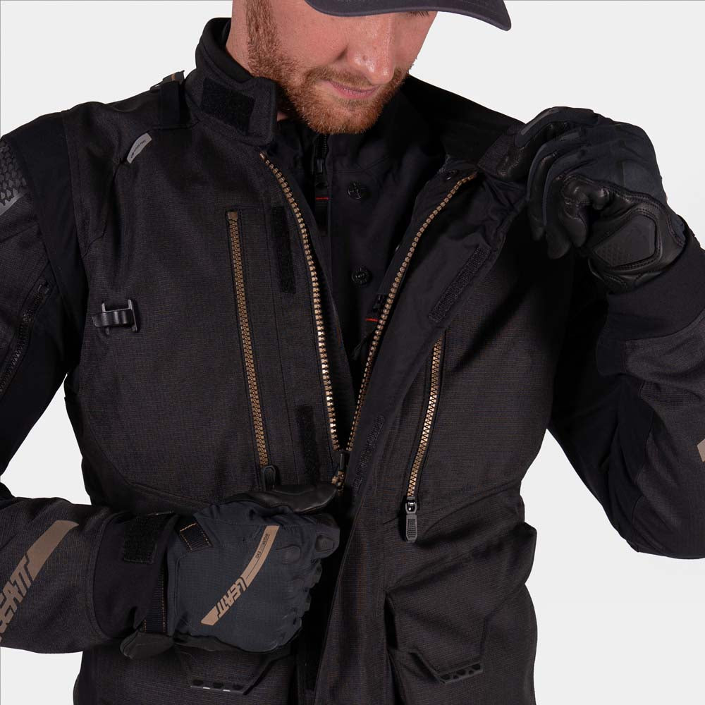 Leatt ADV MultiTour 5.5 Textile Jacket Stealth Black / Grey