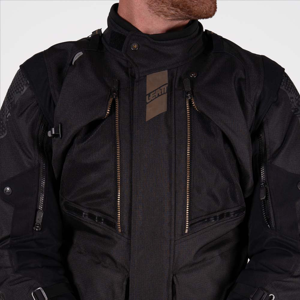Leatt ADV MultiTour 5.5 Textile Jacket Stealth Black / Grey