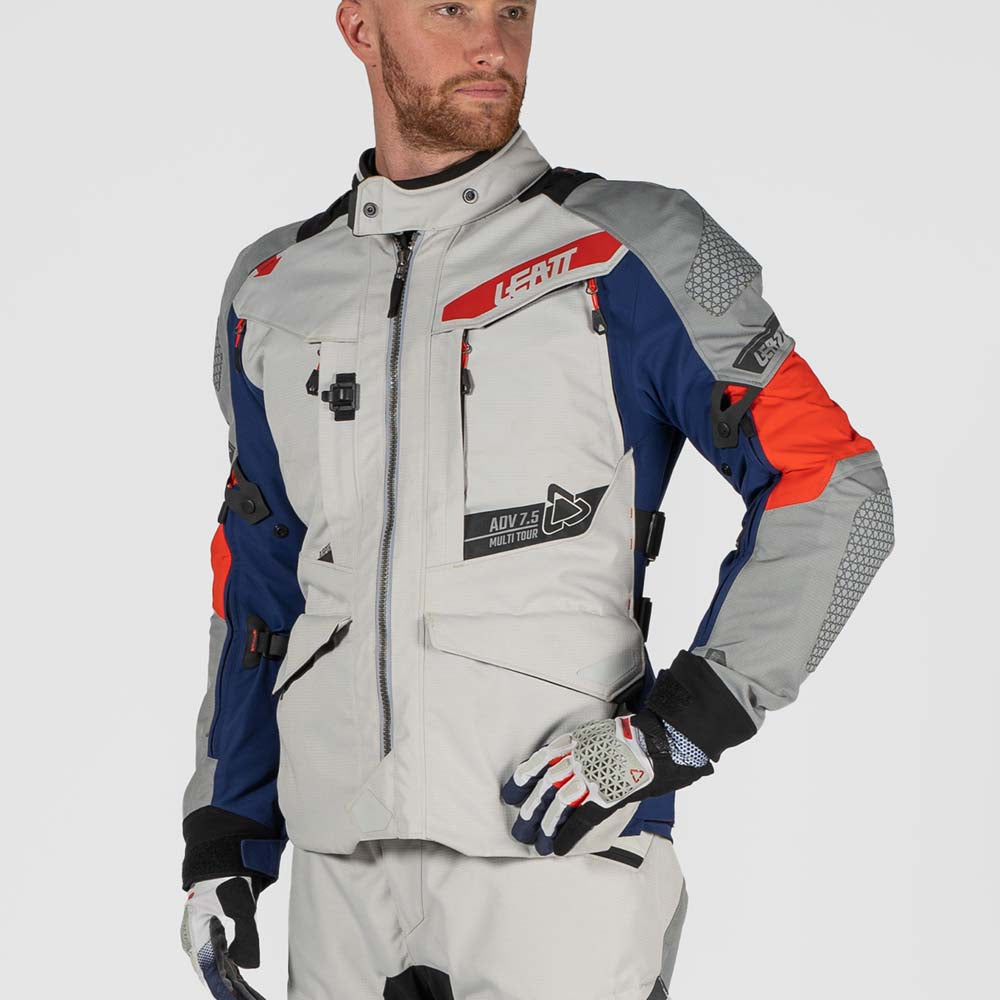 Leatt ADV MultiTour 7.5 Textile Jacket Royal Blue / Red