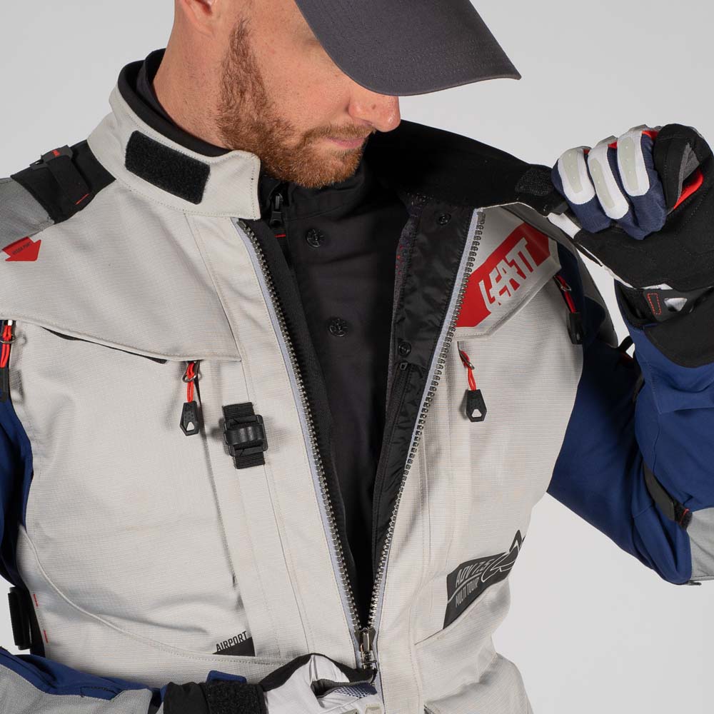 Leatt ADV MultiTour 7.5 Textile Jacket Royal Blue / Red