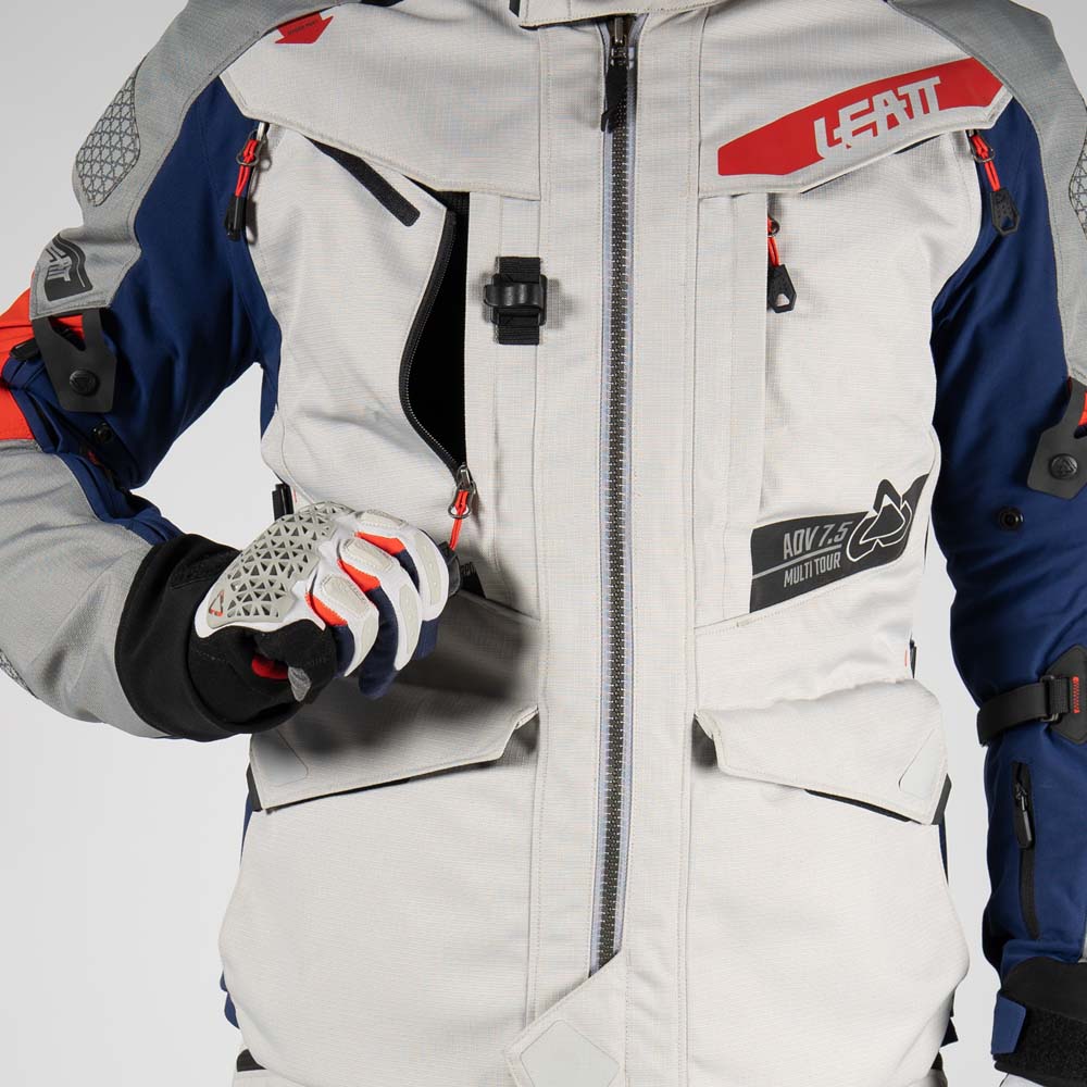 Leatt ADV MultiTour 7.5 Textile Jacket Royal Blue / Red