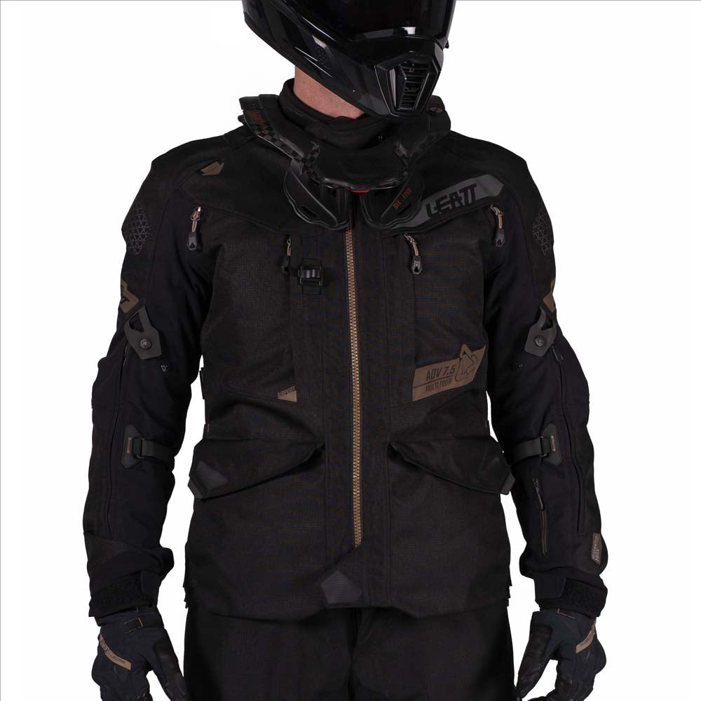 Leatt ADV MultiTour 7.5 Textile Jacket Stealth Black / Grey