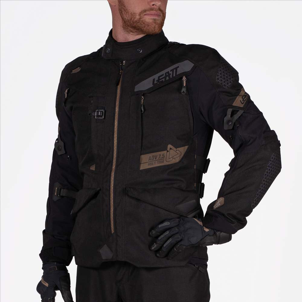 Leatt ADV MultiTour 7.5 Textile Jacket Stealth Black / Grey