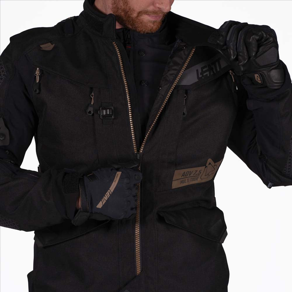 Leatt ADV MultiTour 7.5 Textile Jacket Stealth Black / Grey
