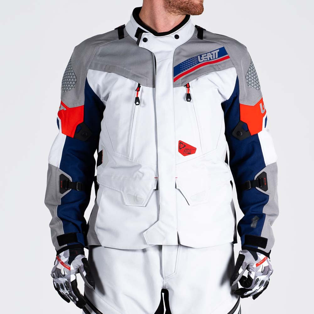 Leatt ADV DriTour 7.5 Textile Jacket Royal Blue / Red