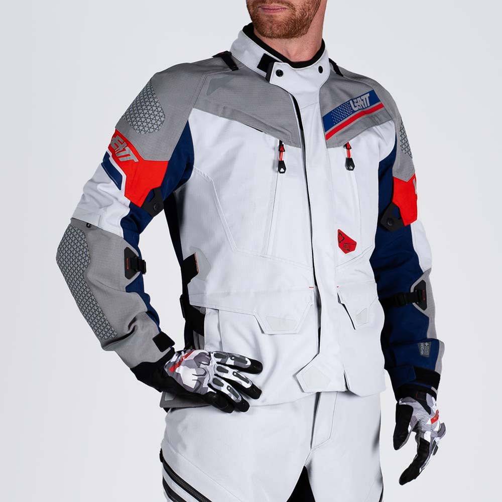 Leatt ADV DriTour 7.5 Textile Jacket Royal Blue / Red