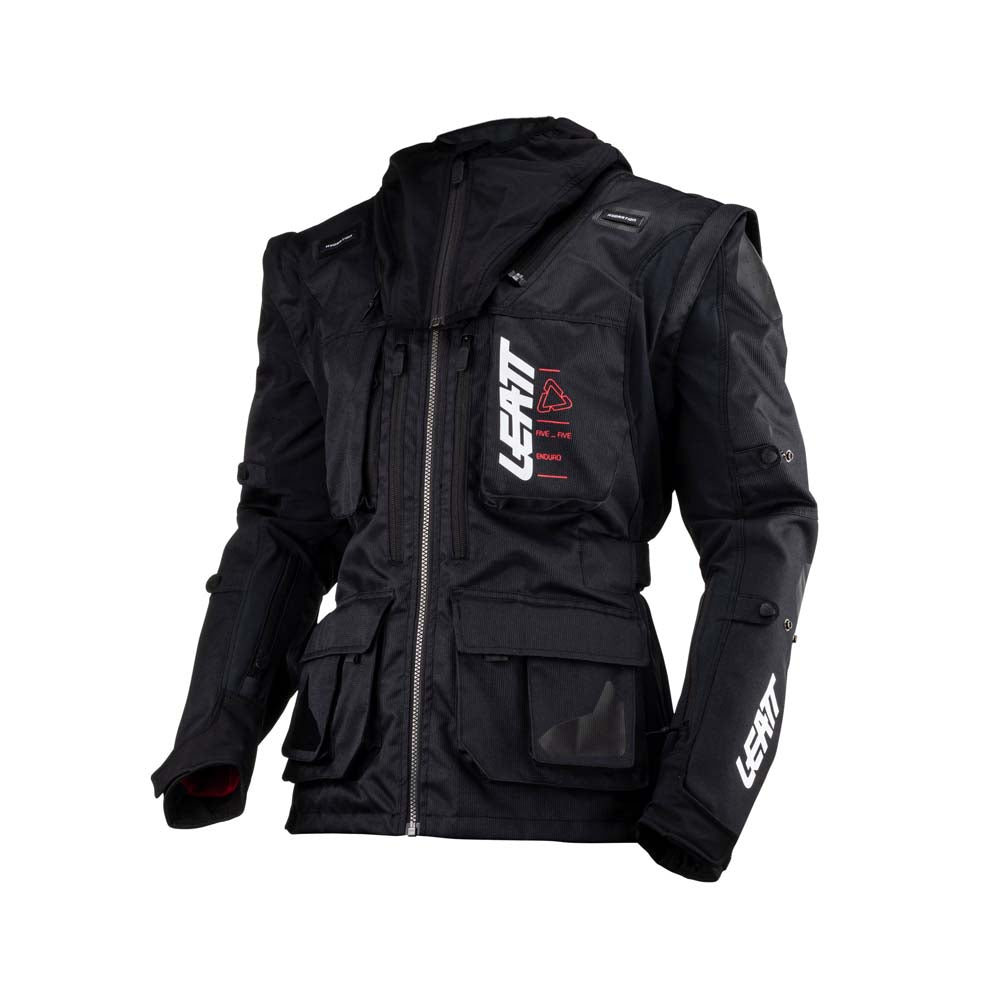 Leatt Moto 5.5 Enduro Textile Jacket Black