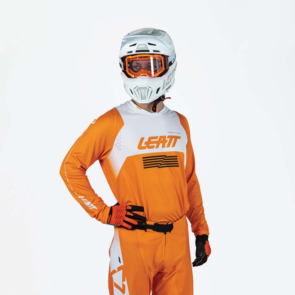 Leatt Moto 4.5 Lite Jersey Orange - FREE UK Shipping, FREE 365 Day Returns | Moto Central