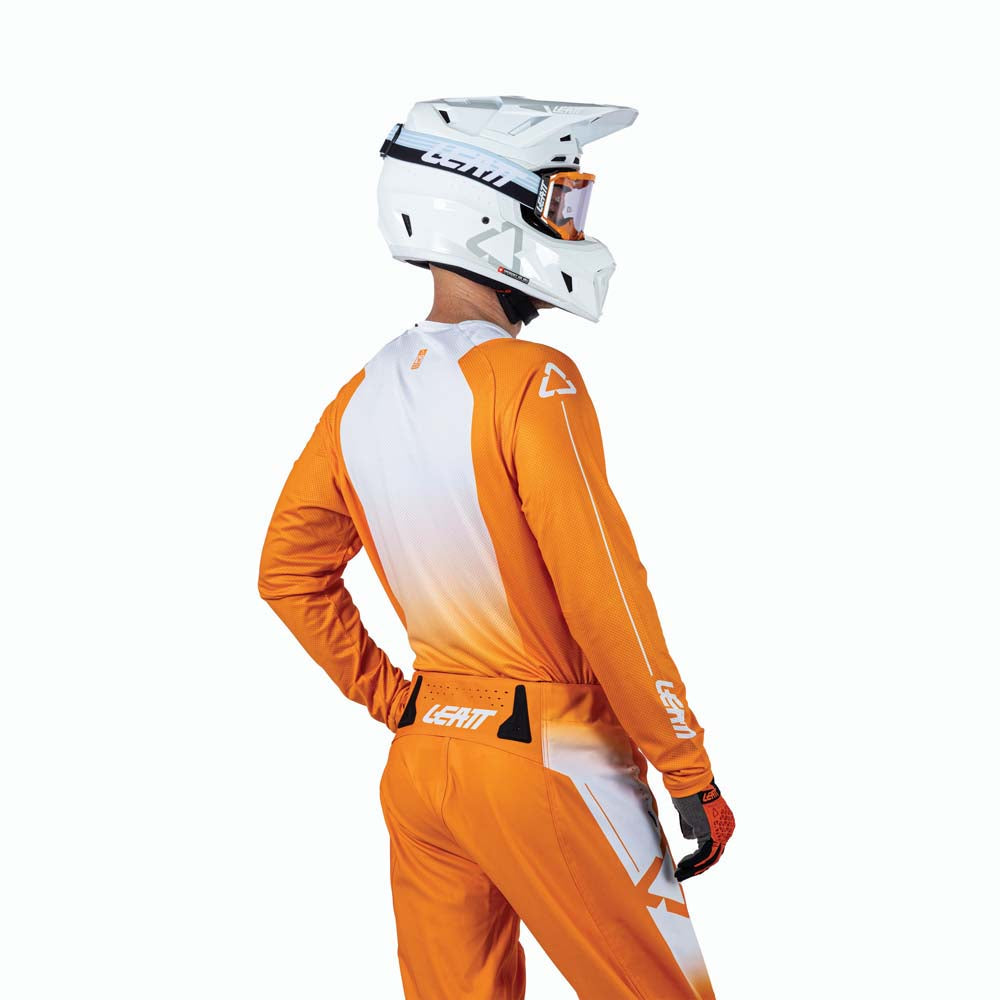 Leatt Moto 4.5 Lite Jersey Orange - FREE UK Shipping, FREE 365 Day Returns | Moto Central