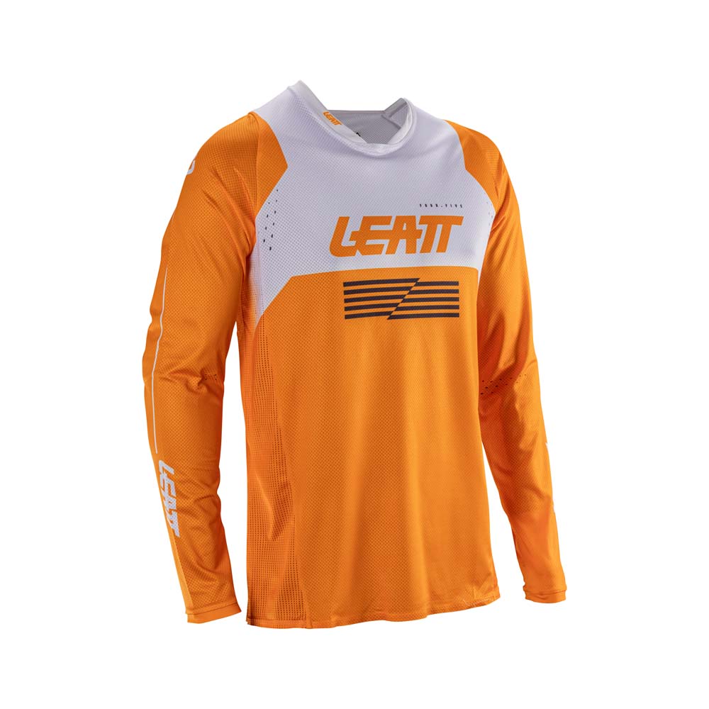 Leatt Moto 4.5 Lite Jersey Orange - FREE UK Shipping, FREE 365 Day Returns | Moto Central