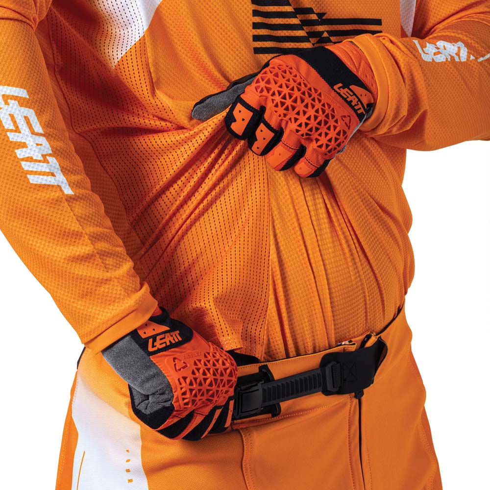 Leatt Moto 4.5 Lite Jersey Orange - FREE UK Shipping, FREE 365 Day Returns | Moto Central