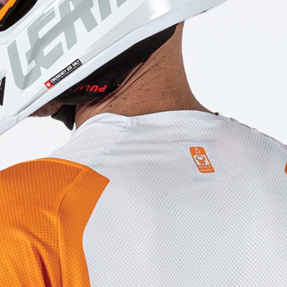 Leatt Moto 4.5 Lite Jersey Orange - FREE UK Shipping, FREE 365 Day Returns | Moto Central