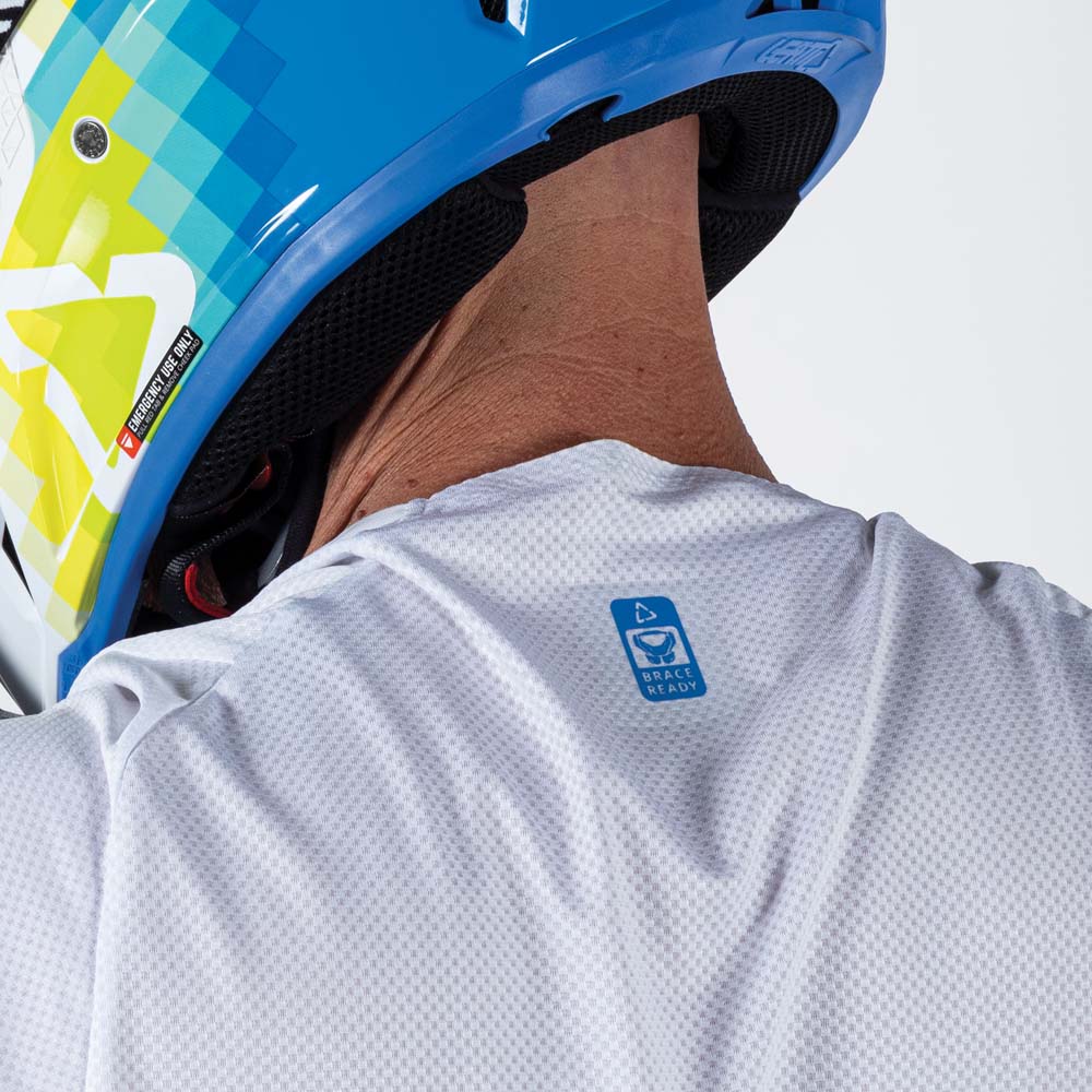 Leatt Moto 4.5 Lite Jersey Pixel Blue - FREE UK Shipping, FREE 365 Day Returns | Moto Central