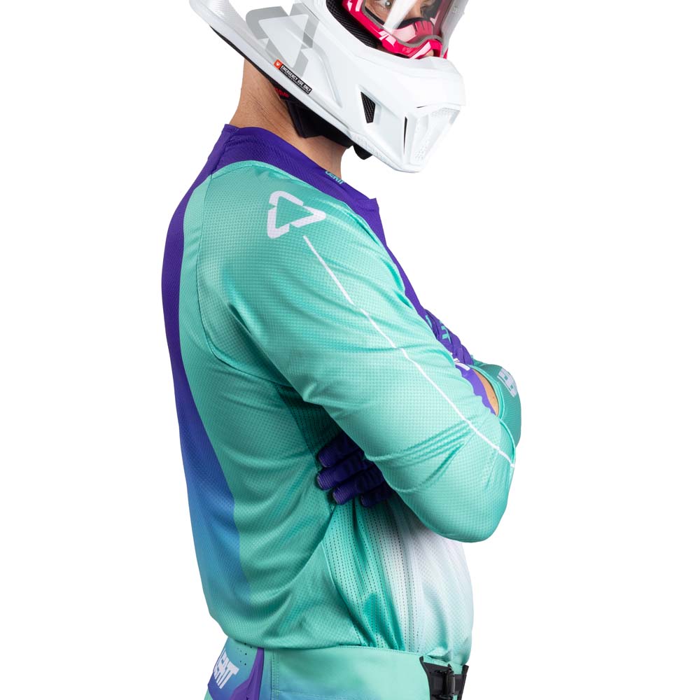 Leatt Moto 4.5 Lite Jersey Purple - FREE UK Shipping, FREE 365 Day Returns | Moto Central