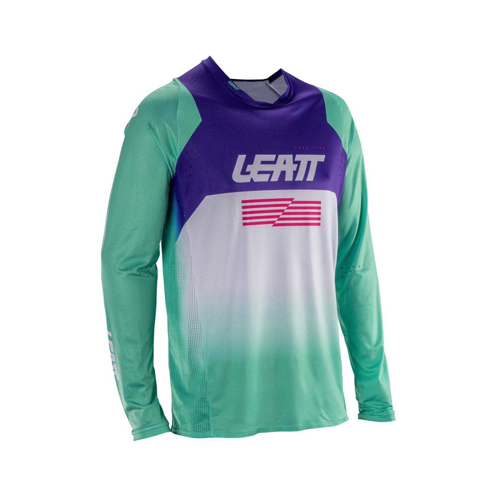 Leatt Moto 4.5 Lite Jersey Purple - FREE UK Shipping, FREE 365 Day Returns | Moto Central