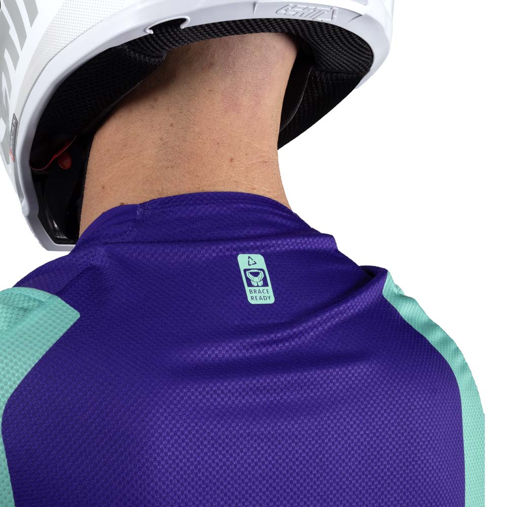 Leatt Moto 4.5 Lite Jersey Purple - FREE UK Shipping, FREE 365 Day Returns | Moto Central