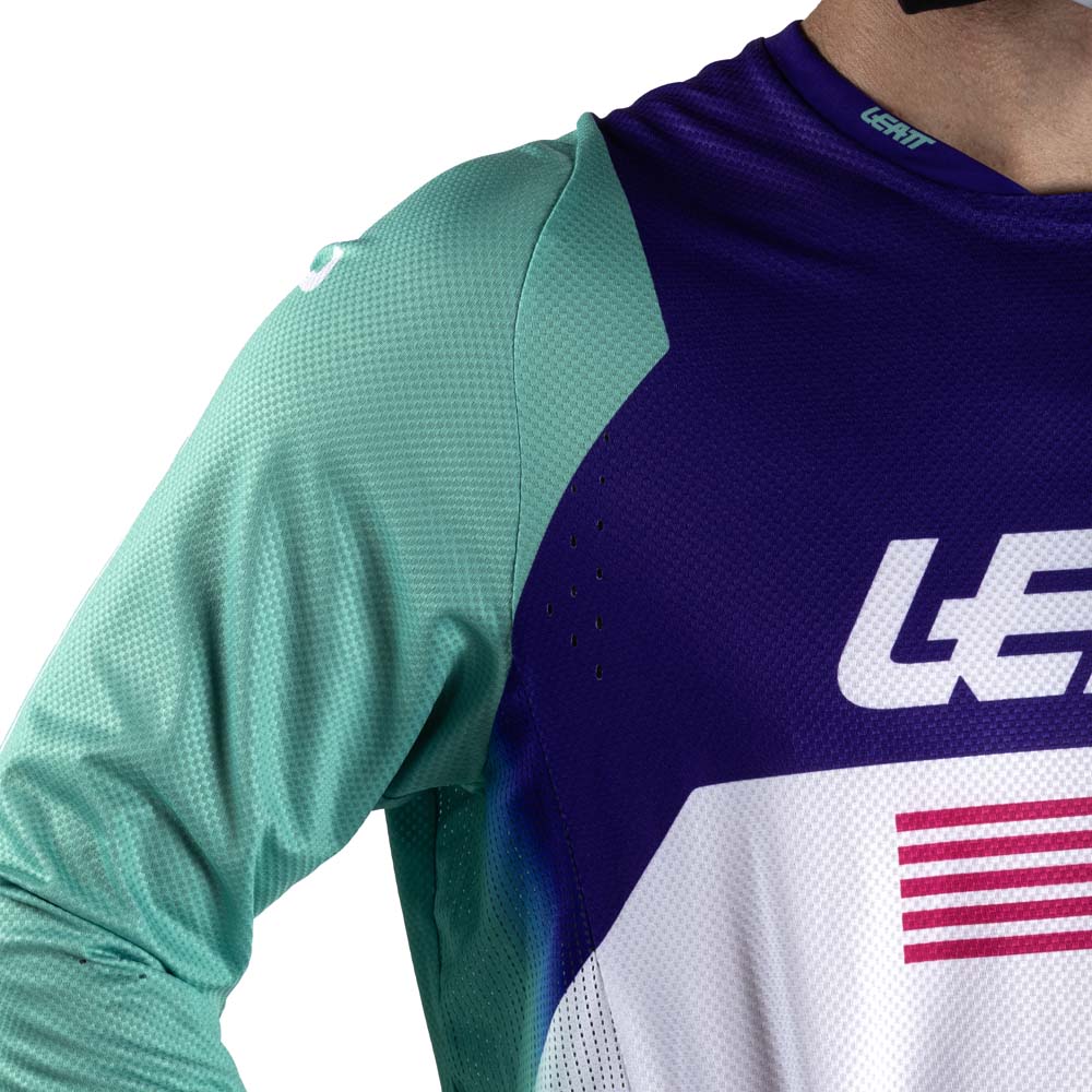 Leatt Moto 4.5 Lite Jersey Purple - FREE UK Shipping, FREE 365 Day Returns | Moto Central