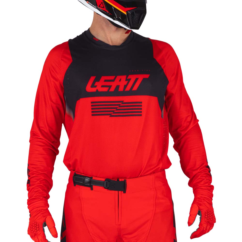 Leatt Moto 4.5 Lite Jersey Red - FREE UK Shipping, FREE 365 Day Returns | Moto Central