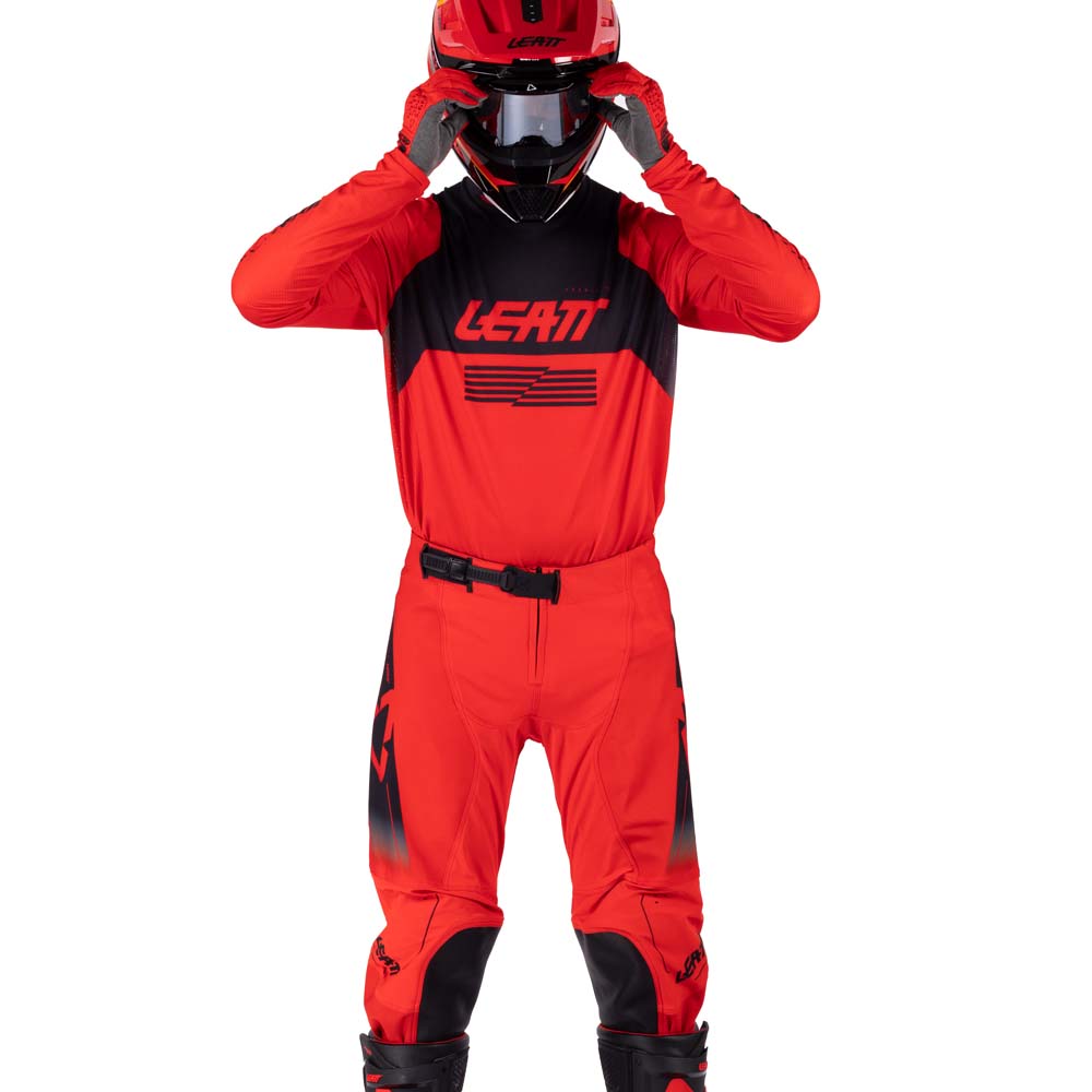 Leatt Moto 4.5 Lite Jersey Red - FREE UK Shipping, FREE 365 Day Returns | Moto Central