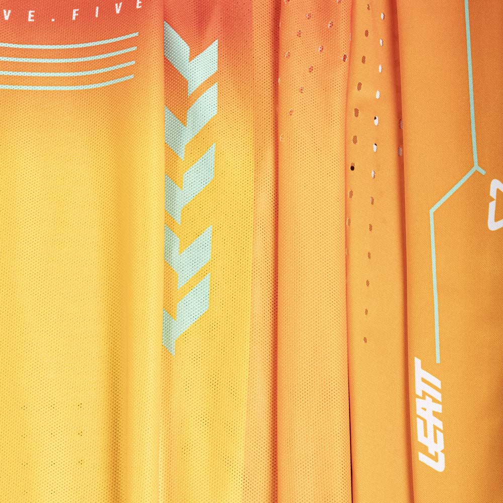 Leatt Moto 5.5 UltraWeld Jersey Orange - FREE UK Shipping, FREE 365 Day Returns | Moto Central