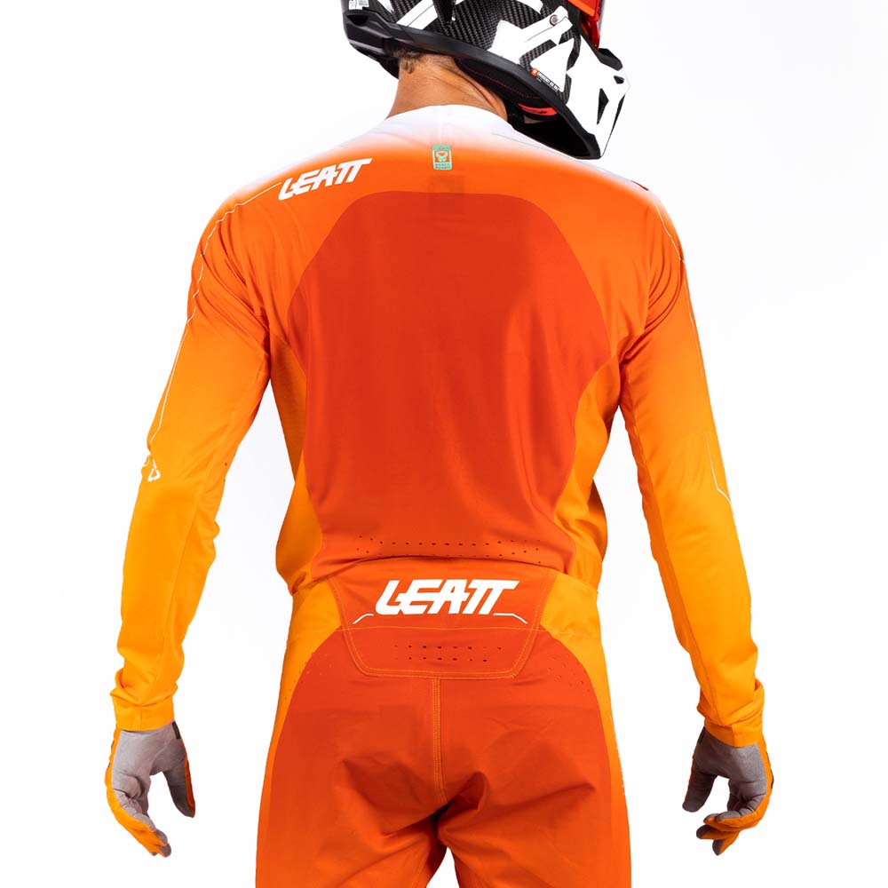 Leatt Moto 5.5 UltraWeld Jersey Orange - FREE UK Shipping, FREE 365 Day Returns | Moto Central