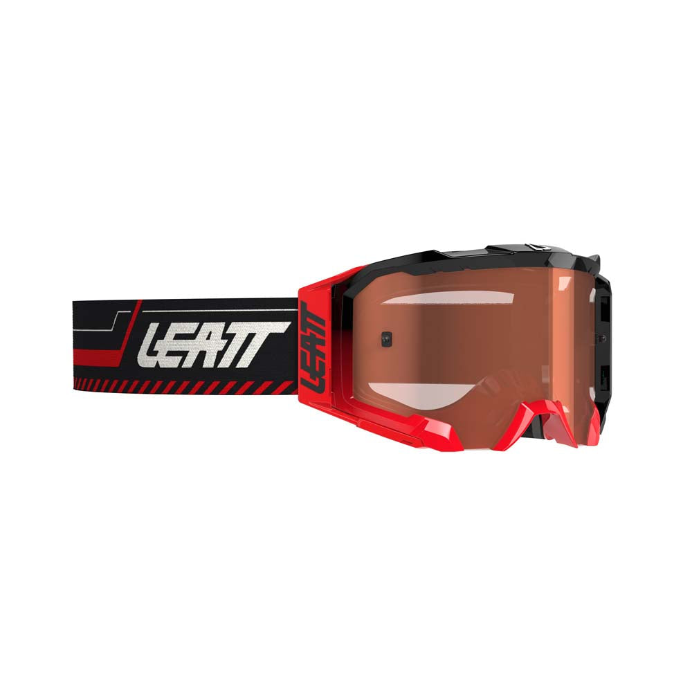 Leatt Velocity 5.5 Goggles Red / Rose - FREE UK Shipping, FREE 365 Day Returns | Moto Central