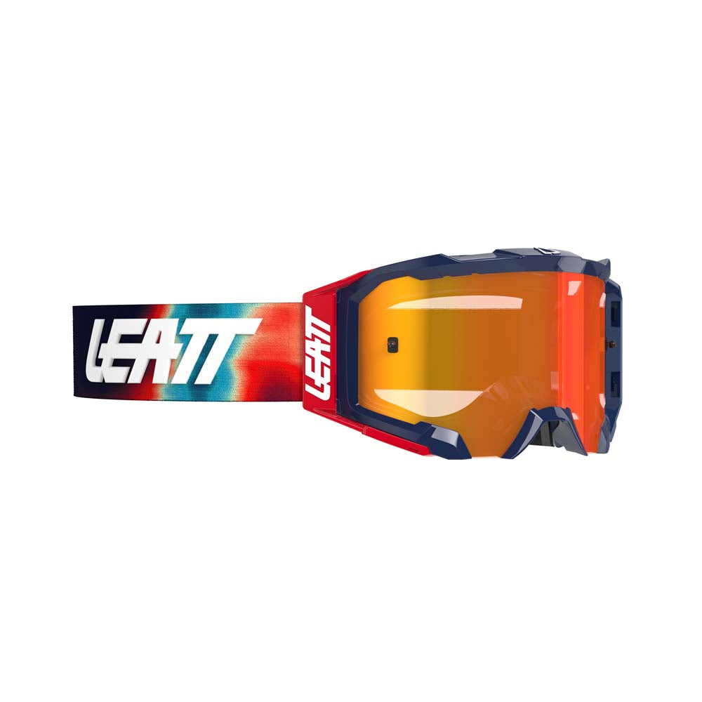 Leatt Velocity 5.5 Iriz Goggles Blue / Red Red - FREE UK Shipping, FREE 365 Day Returns | Moto Central