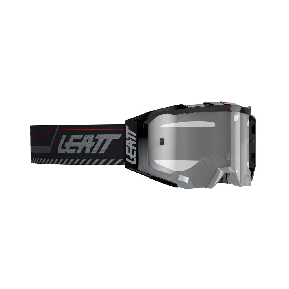 Leatt Velocity 5.5 Iriz Goggles Grey / Silver - FREE UK Shipping, FREE 365 Day Returns | Moto Central