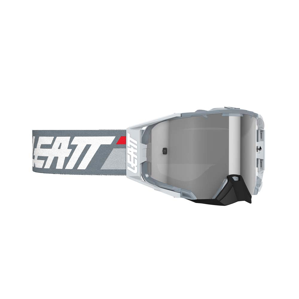 Leatt Velocity 6.5 Iriz Goggles Grey / Silver - FREE UK Shipping, FREE 365 Day Returns | Moto Central