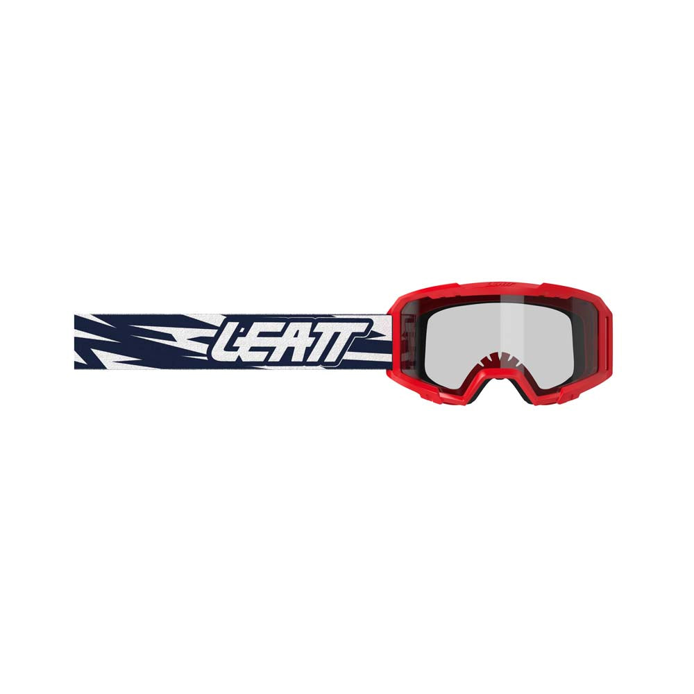 Leatt Vizion 2.5s Goggles Royal Blue / Red / Clear - FREE UK Shipping, FREE 365 Day Returns | Moto Central