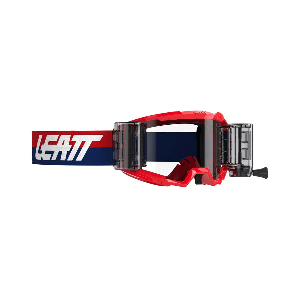 Leatt Vizion 3.5 Roll-Off Goggles Royal Blue / Red / Clear - FREE UK Shipping, FREE 365 Day Returns | Moto Central