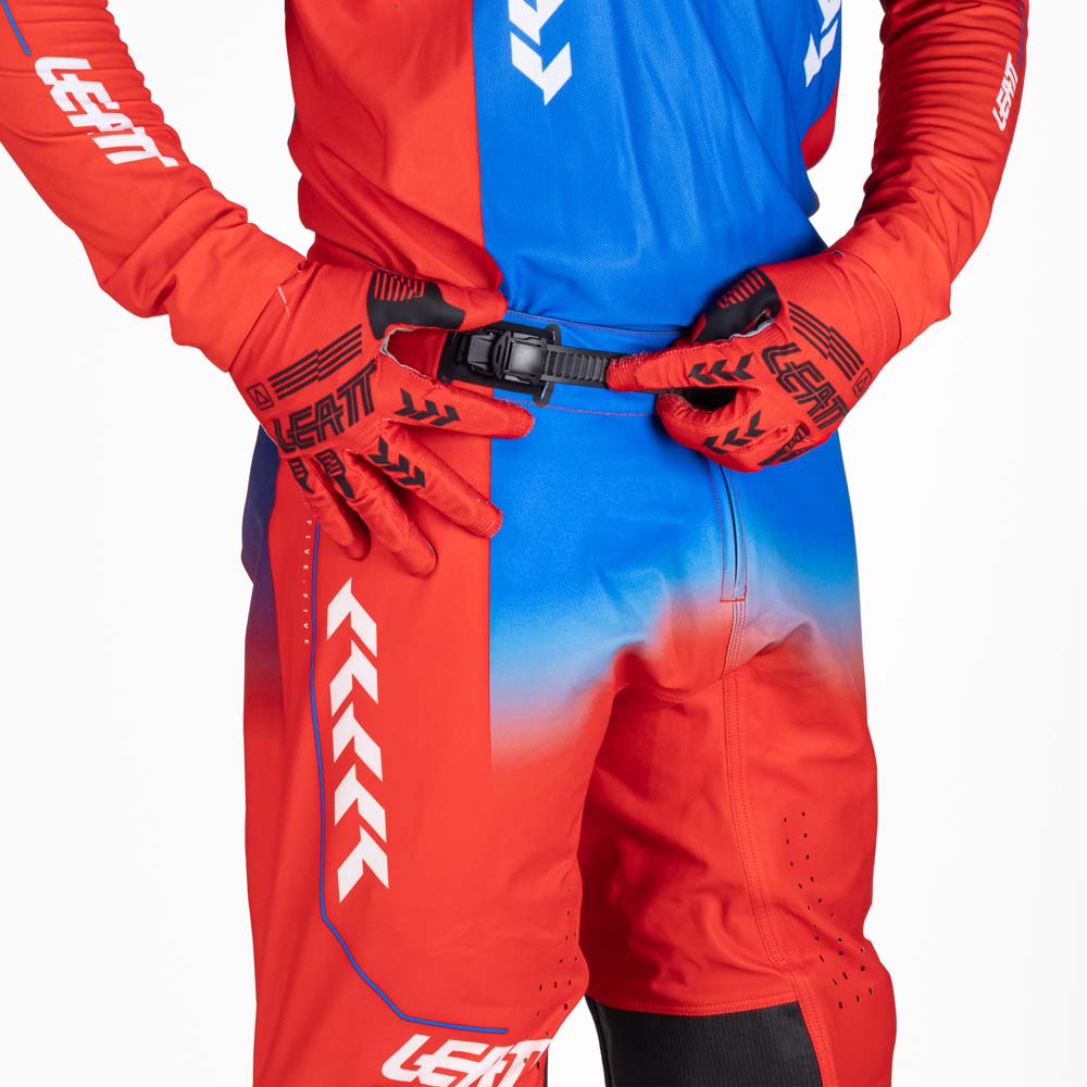Leatt Moto 5.5 I.K.S Textile Trouser Royal Blue / Red