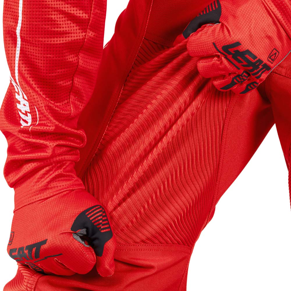 Leatt Moto 3.5 Textile Trouser Red