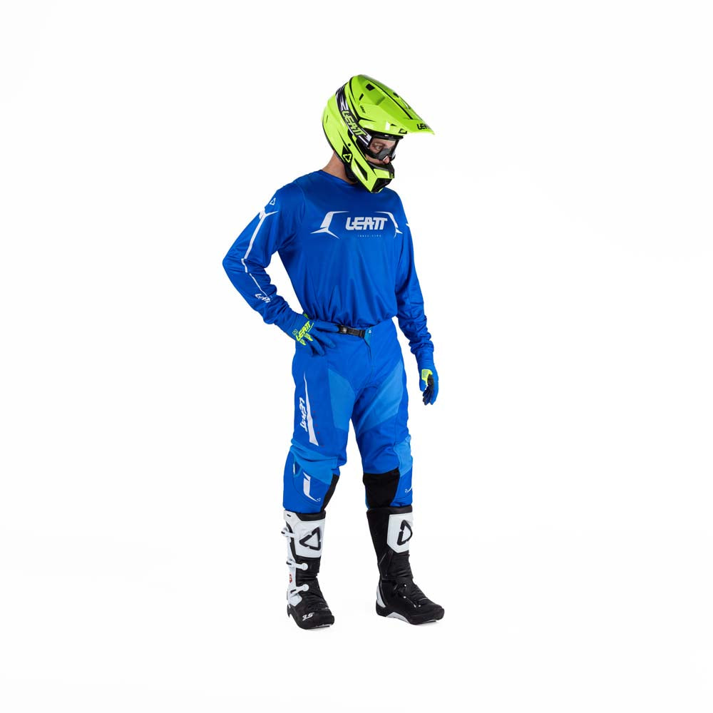 Leatt Moto 3.5 Ride Kit Blue - FREE UK Delivery, FREE 365 Day Returns | Moto Central