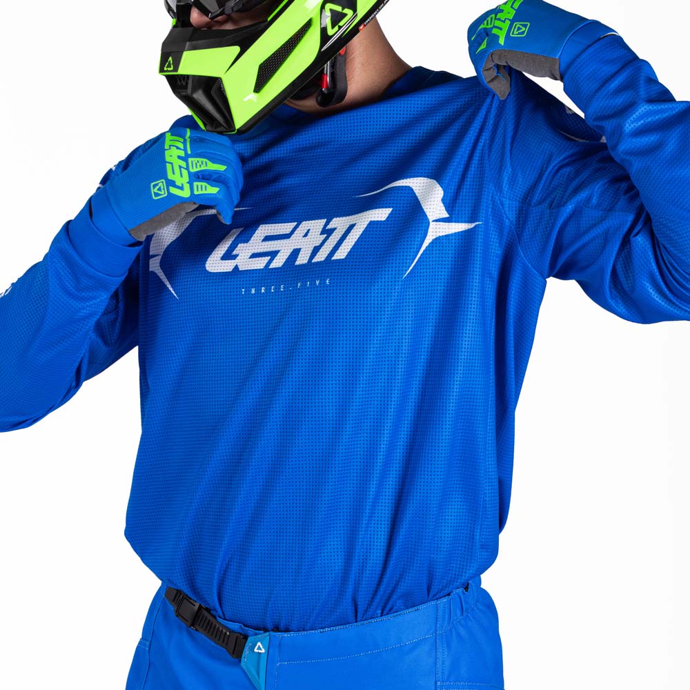 Leatt Moto 3.5 Ride Kit Blue - FREE UK Delivery, FREE 365 Day Returns | Moto Central