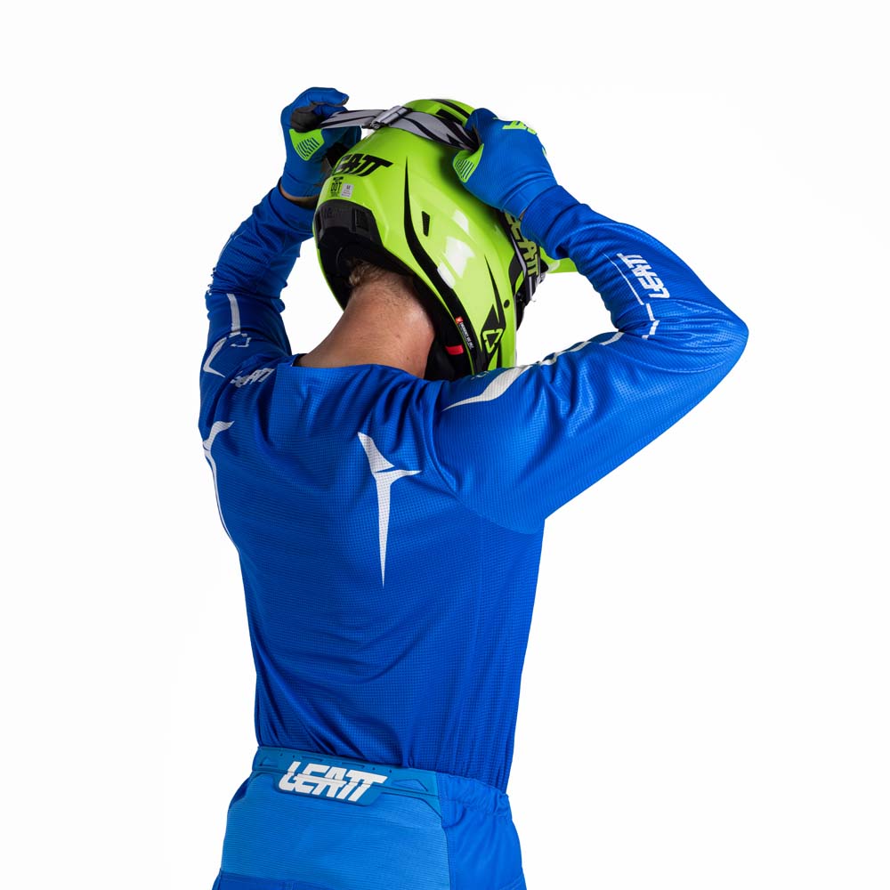 Leatt Moto 3.5 Ride Kit Blue - FREE UK Delivery, FREE 365 Day Returns | Moto Central