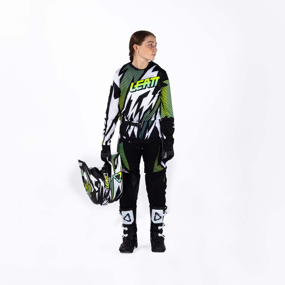 Leatt 3.5 Junior Ride Kit Storm Teal - FREE UK Delivery, FREE 365 Day Returns | Moto Central