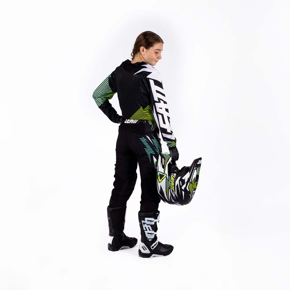 Leatt 3.5 Junior Ride Kit Storm Teal - FREE UK Delivery, FREE 365 Day Returns | Moto Central
