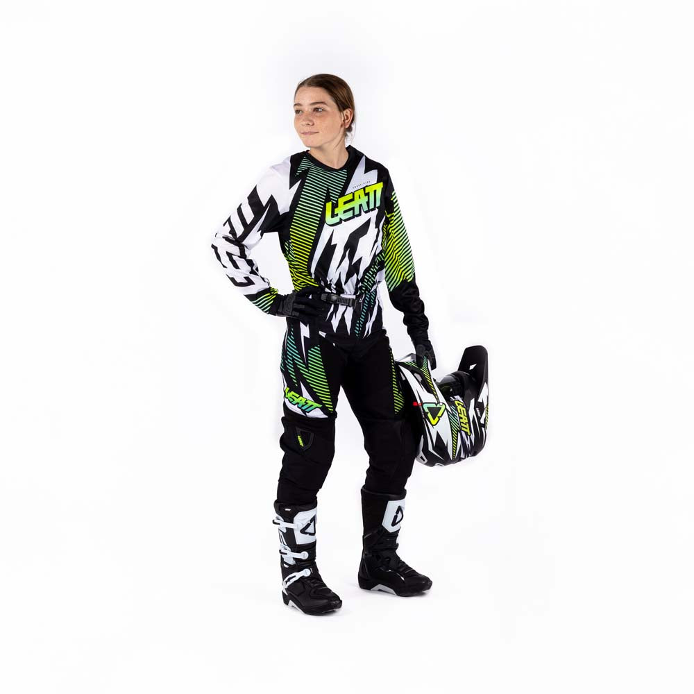 Leatt 3.5 Junior Ride Kit Storm Teal - FREE UK Delivery, FREE 365 Day Returns | Moto Central
