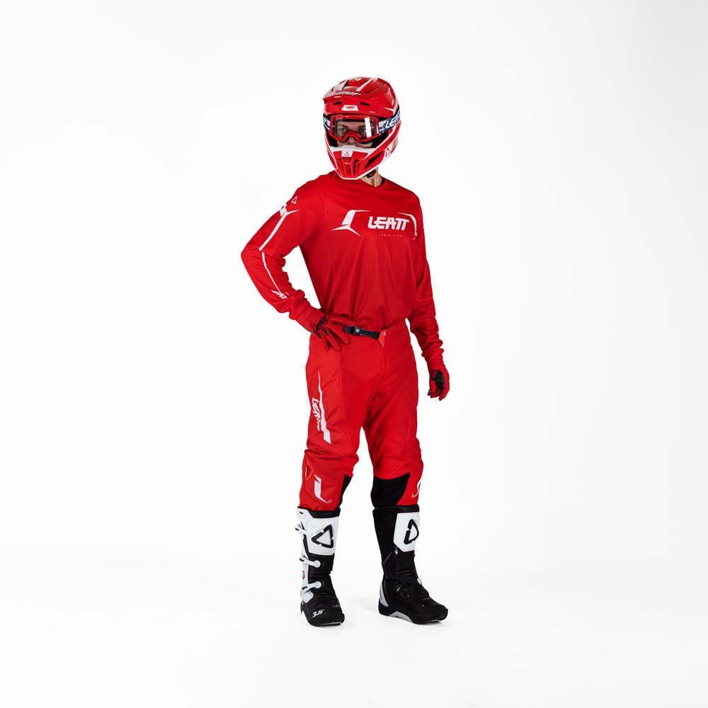 Leatt Moto 3.5 Ride Kit Red - FREE UK Delivery, FREE 365 Day Returns | Moto Central