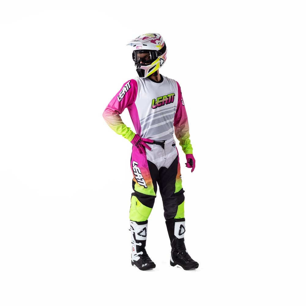 Leatt Moto 3.5 Ride Kit Retro Pink - FREE UK Delivery, FREE 365 Day Returns | Moto Central
