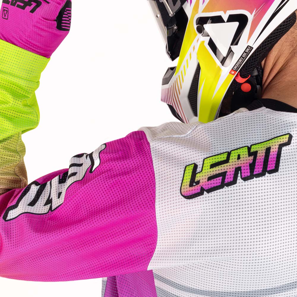 Leatt Moto 3.5 Ride Kit Retro Pink - FREE UK Delivery, FREE 365 Day Returns | Moto Central