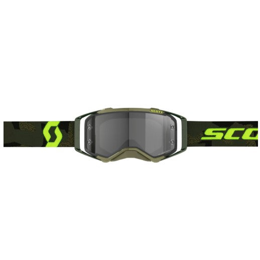 Scott Prospect Goggles Kaki Green / Neon Yellow / Light Sensitive Grey Works