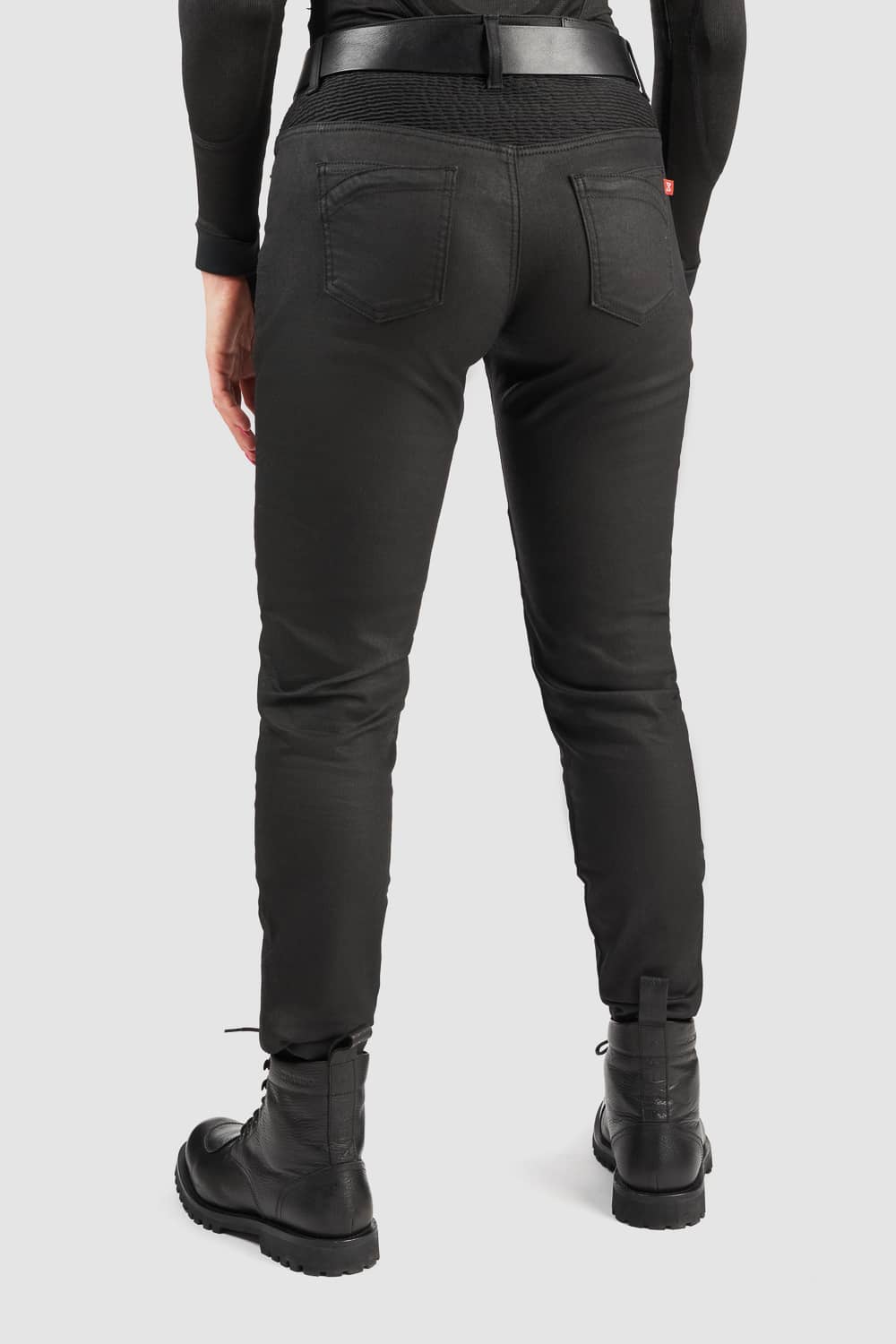 Pando Moto Lorica Black A Ladies Denim Jeans Black FREE UK Delivery, FREE 365 Day Returns | Moto Central