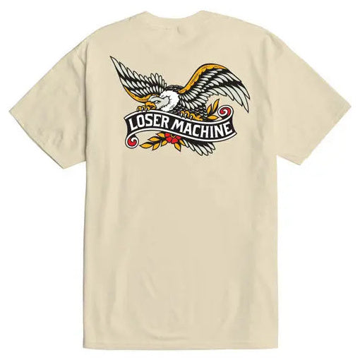 Loser Machine Glory Bound T-Shirt Cream — rear view