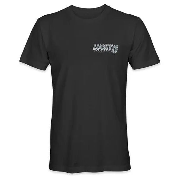 Lucky 13 Bad Mofo T-Shirt Black — front product view